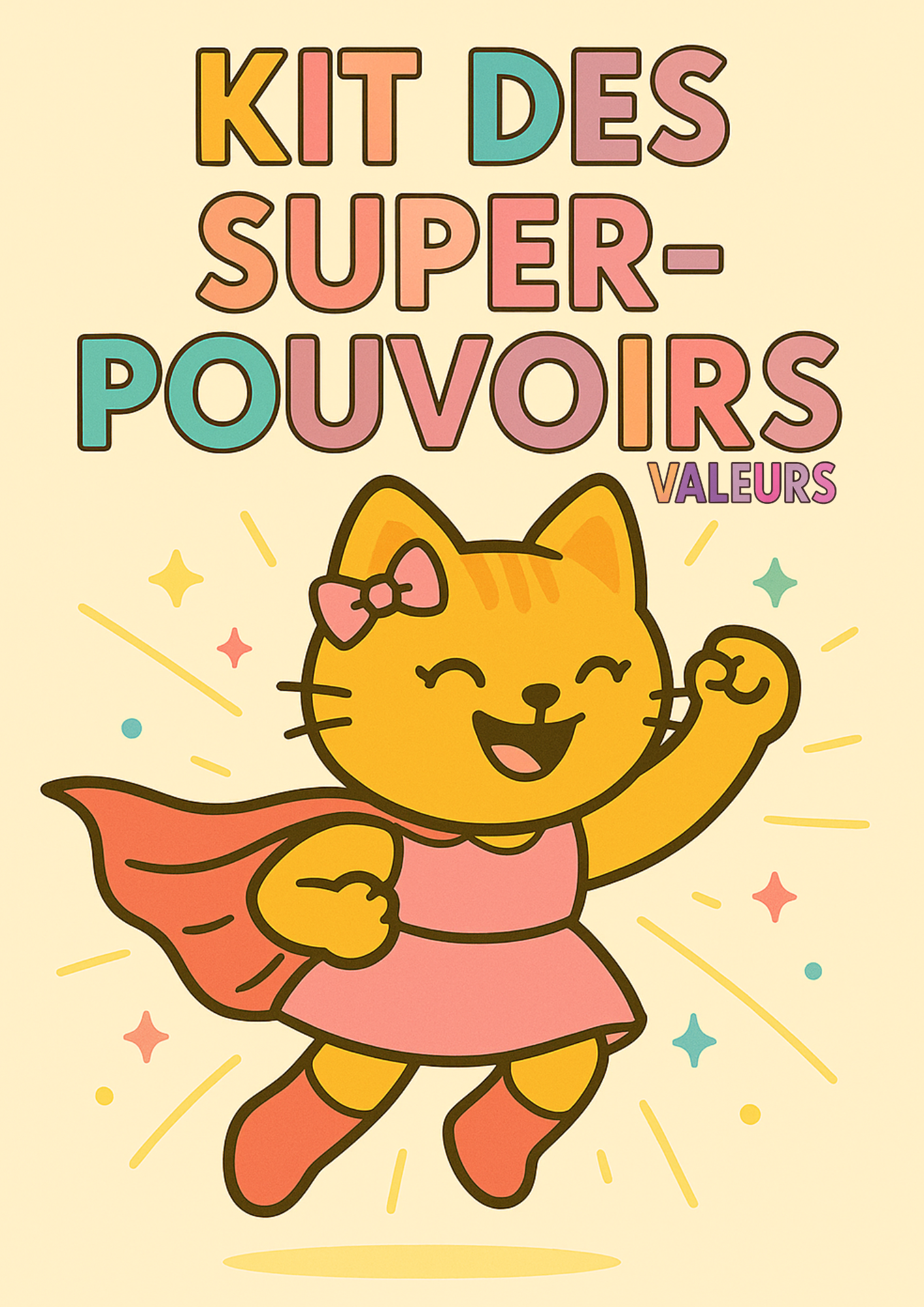KIT des Super-pouvoirs: LES VALEURS (Fille)