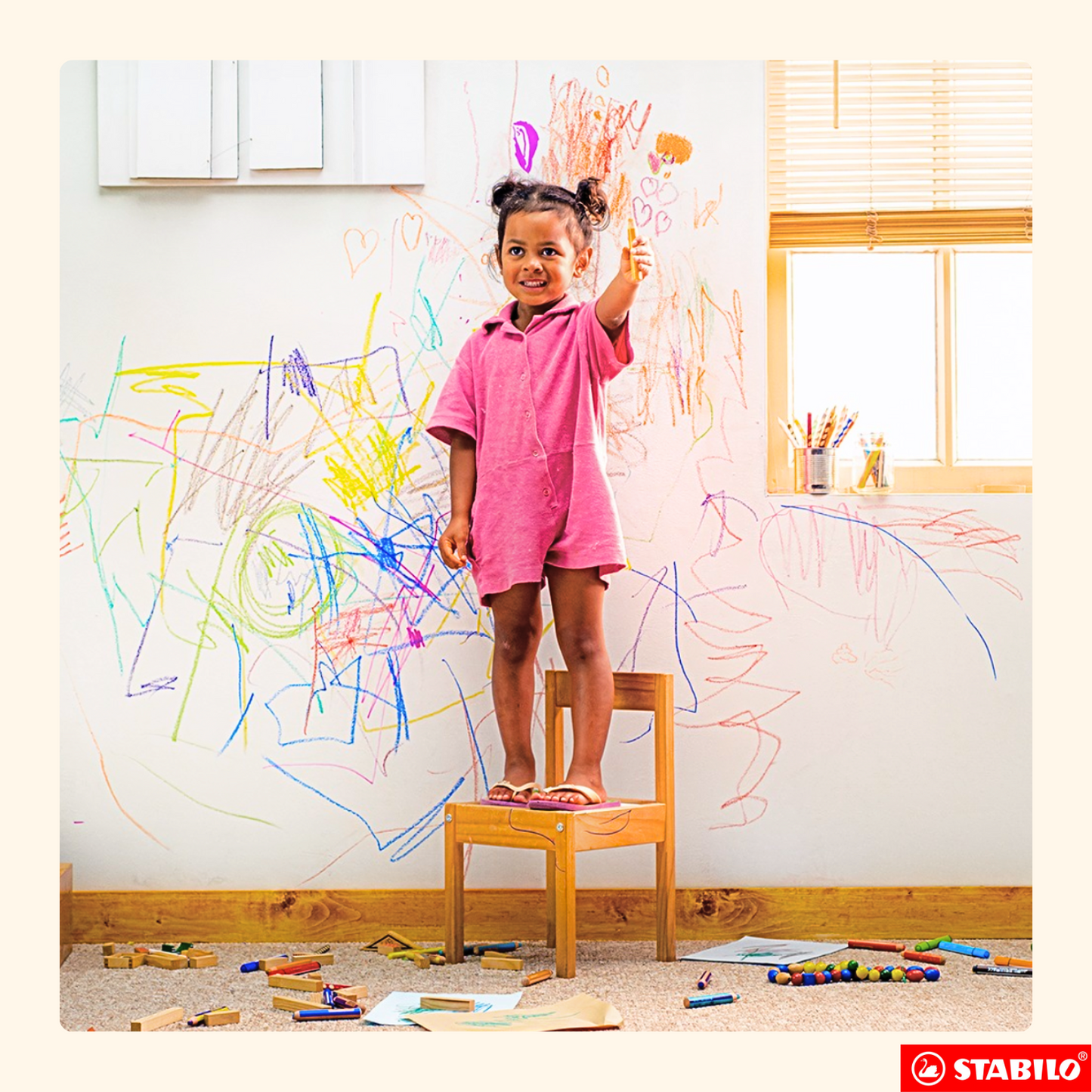 Crayon original Stabilo WOODY 3 en 1 -  10pces